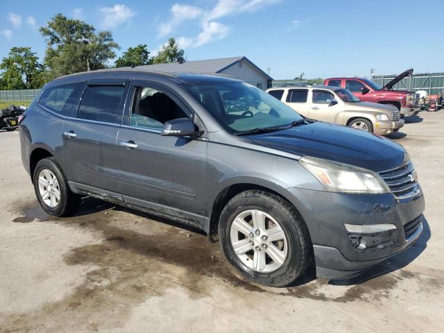 1GNKRGKDXDJ172700 - 2013 CHEVROLET TRAVERSE LT GRAY photo 4