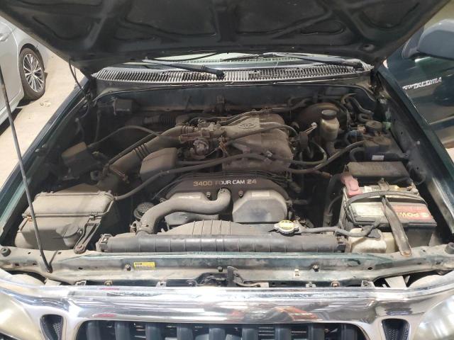 5TEGN92N11Z779942 - 2001 TOYOTA TACOMA DOUBLE CAB PRERUNNER GREEN photo 11
