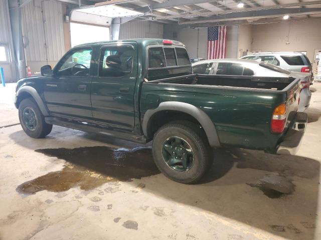 5TEGN92N11Z779942 - 2001 TOYOTA TACOMA DOUBLE CAB PRERUNNER GREEN photo 2