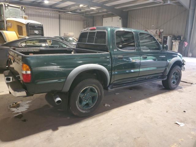 5TEGN92N11Z779942 - 2001 TOYOTA TACOMA DOUBLE CAB PRERUNNER GREEN photo 3