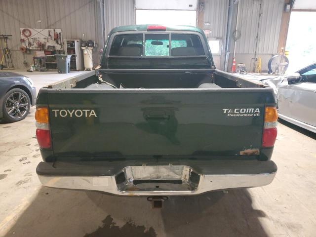 5TEGN92N11Z779942 - 2001 TOYOTA TACOMA DOUBLE CAB PRERUNNER GREEN photo 6