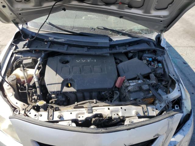 1NXBU40E99Z026985 - 2009 TOYOTA COROLLA BASE SILVER photo 11