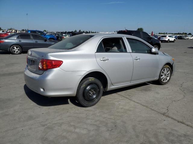 1NXBU40E99Z026985 - 2009 TOYOTA COROLLA BASE SILVER photo 3