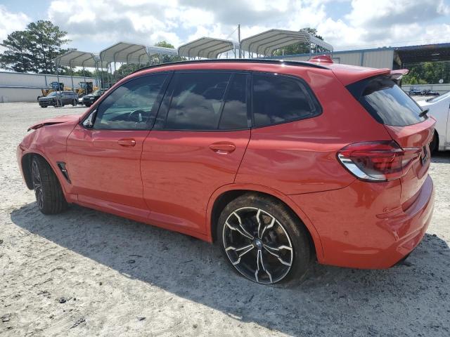 5YMTS0C07M9G81496 - 2021 BMW X3 M COMPETITION ORANGE photo 2