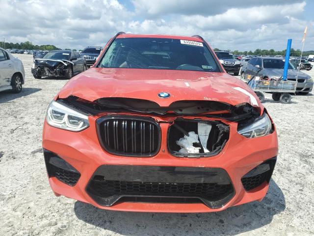5YMTS0C07M9G81496 - 2021 BMW X3 M COMPETITION ORANGE photo 5