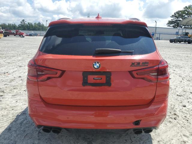 5YMTS0C07M9G81496 - 2021 BMW X3 M COMPETITION ORANGE photo 6