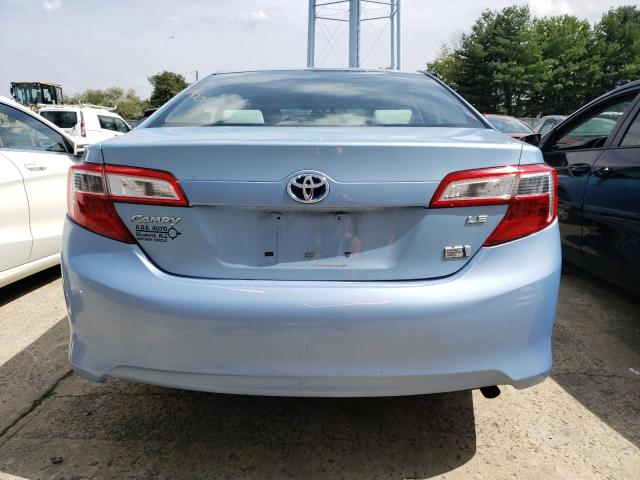 4T1BD1FK5DU094933 - 2013 TOYOTA CAMRY HYBRID BLUE photo 6