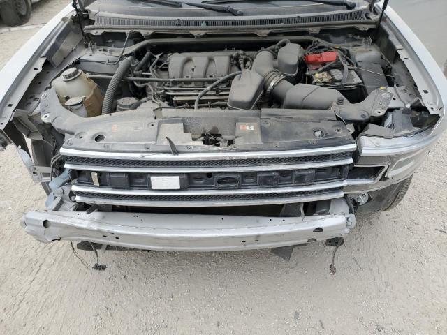 2FMGK5D81KBA04450 - 2019 FORD FLEX LIMITED SILVER photo 12