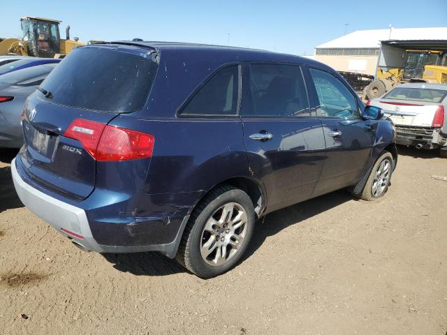 2HNYD28629H511580 - 2009 ACURA MDX TECHNOLOGY BLUE photo 3