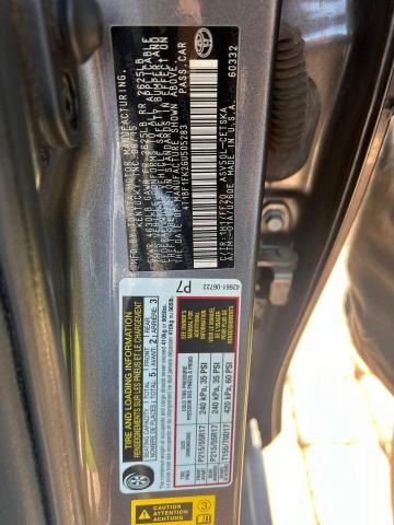 4T1BF1FK2GU505283 - 2016 TOYOTA CAMRY LE GRAY photo 10