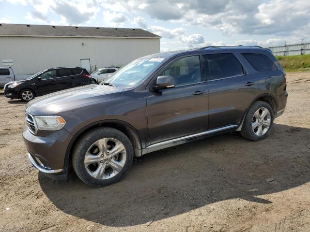 1C4RDJDG5EC598309 - 2014 DODGE DURANGO LIMITED GRAY photo 1