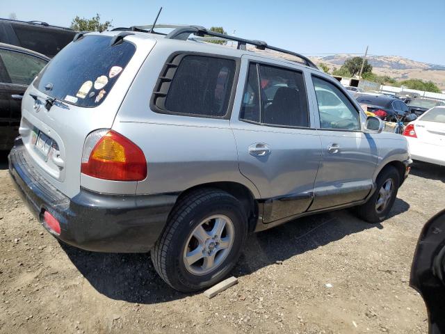 KM8SC13E14U730278 - 2004 HYUNDAI SANTA FE GLS SILVER photo 3