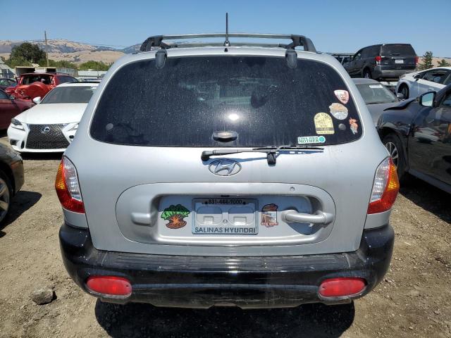 KM8SC13E14U730278 - 2004 HYUNDAI SANTA FE GLS SILVER photo 6