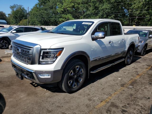 1N6AA1ED5NN101626 - 2022 NISSAN TITAN SV WHITE photo 1