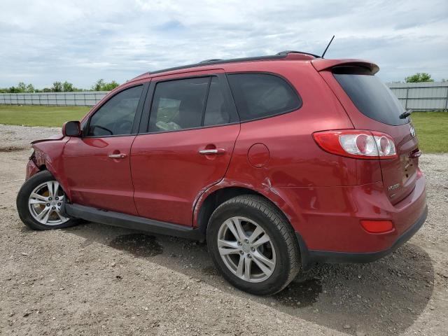 5NMSK4AGXAH341297 - 2010 HYUNDAI SANTA FE LIMITED MAROON photo 2