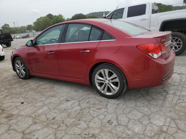 1G1PG5SB3D7161888 - 2013 CHEVROLET CRUZE LTZ RED photo 2