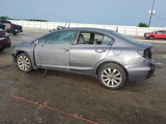 2HGFB2F96FH509571 - 2015 HONDA CIVIC EXL ვერცხლისფერი ფოტო 2