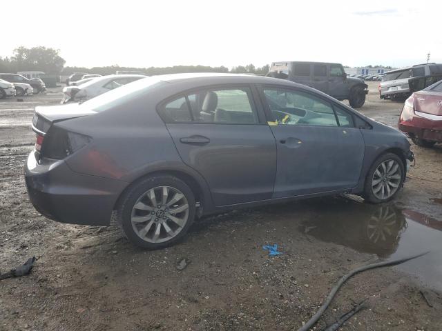 2HGFB2F96FH509571 - 2015 HONDA CIVIC EXL ვერცხლისფერი ფოტო 3