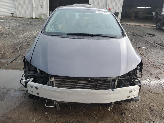 2HGFB2F96FH509571 - 2015 HONDA CIVIC EXL ვერცხლისფერი ფოტო 5