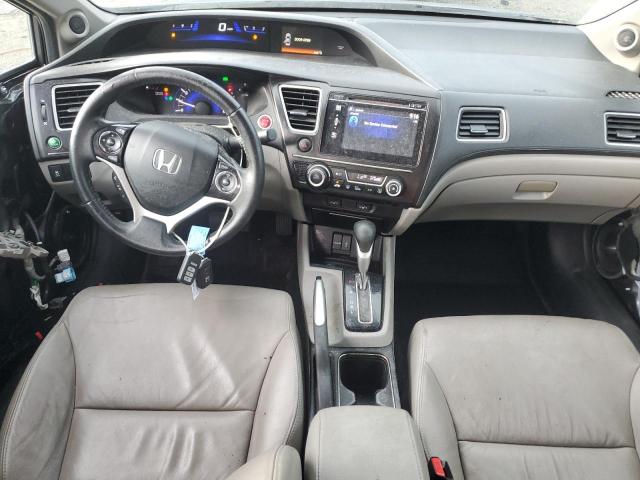 2HGFB2F96FH509571 - 2015 HONDA CIVIC EXL ვერცხლისფერი ფოტო 8