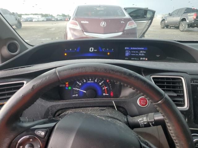 2HGFB2F96FH509571 - 2015 HONDA CIVIC EXL ვერცხლისფერი ფოტო 9