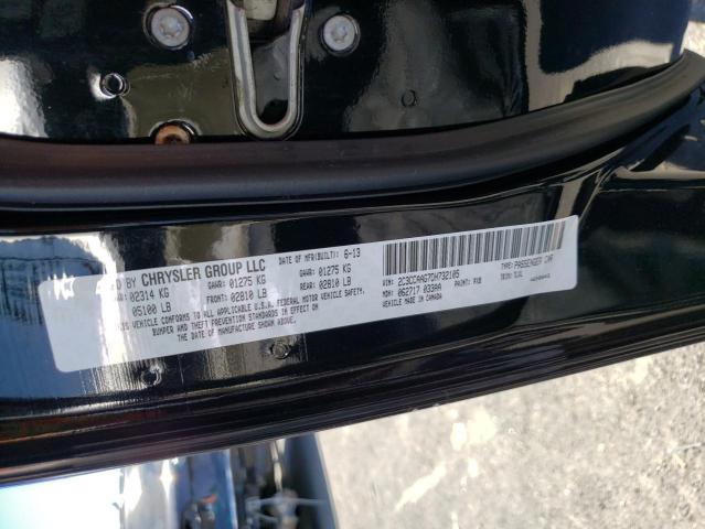 2C3CCAAG7DH732105 - 2013 CHRYSLER 300 BLACK photo 12