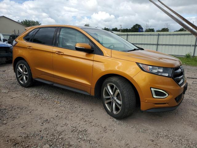 2FMPK4AP1FBB93242 - 2015 FORD EDGE SPORT ORANGE photo 4