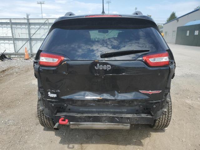 1C4PJMBB2HW546969 - 2017 JEEP CHEROKEE TRAILHAWK BLACK photo 6