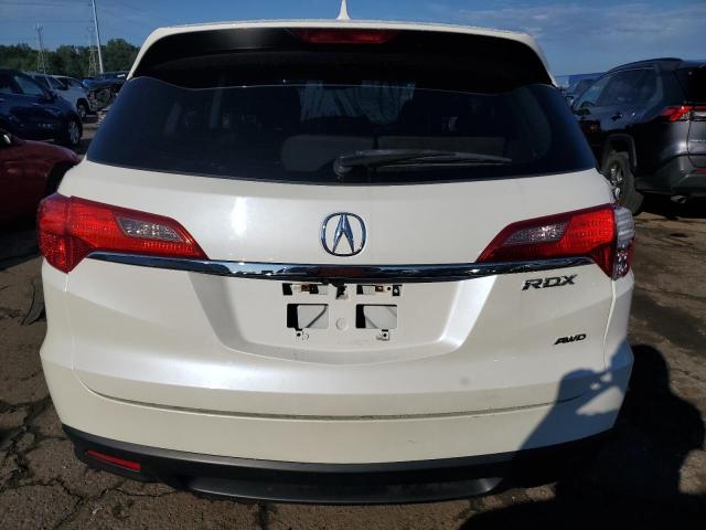 5J8TB4H39FL014307 - 2015 ACURA RDX WHITE photo 6