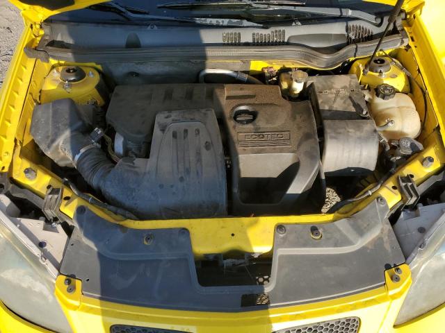 1G2AL15F277177461 - 2007 PONTIAC G5 Jaune photo 11
