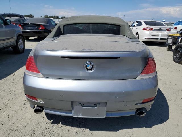 WBAEK73404B321728 - 2004 BMW 645 CI AUTOMATIC SILVER photo 6