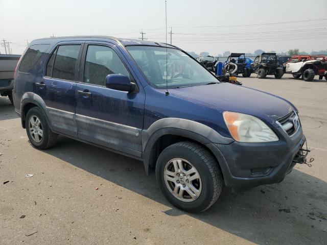 JHLRD78853C004694 - 2003 HONDA CR-V EX BLUE photo 4