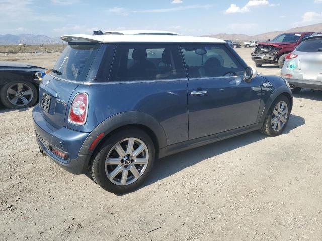 WMWSV3C56BTY10329 - 2011 MINI COOPER S BLUE photo 3