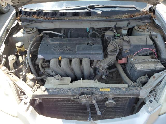 2T1KR32E23C011620 - 2003 TOYOTA COROLLA MA XR SILVER photo 11