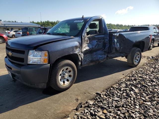 1GCEC14X29Z218198 - 2009 CHEVROLET SILVERADO C1500 BLUE photo 1