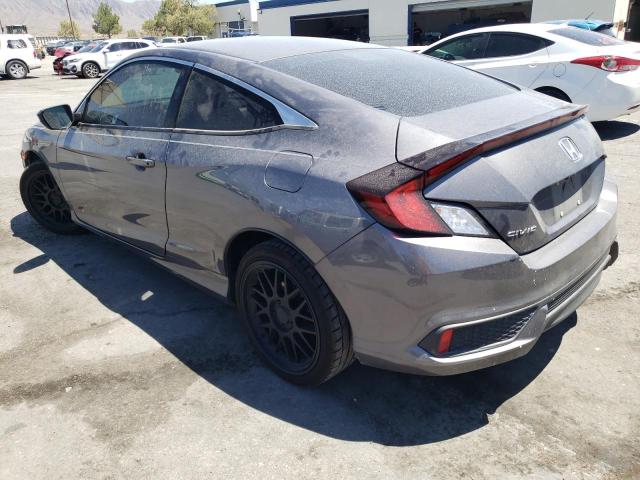 2HGFC4B59JH307036 - 2018 HONDA CIVIC LX GRAY photo 2