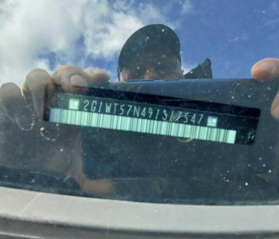 2G1WT57N491317547 - 2009 CHEVROLET IMPALA 1LT BLACK photo 10