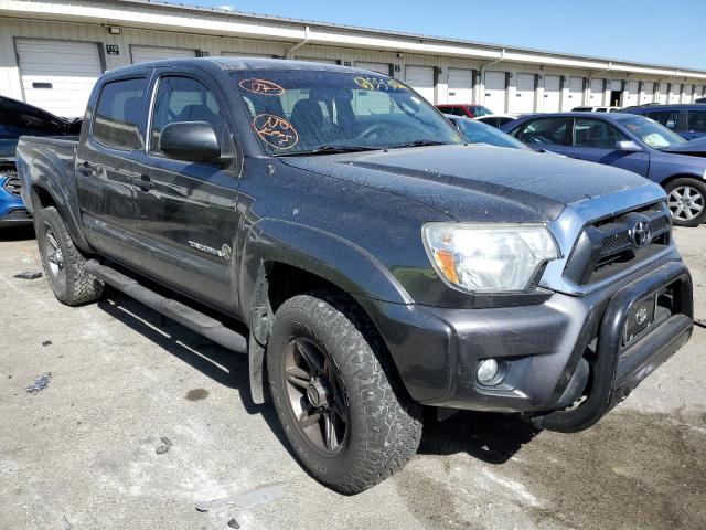 5TFJU4GNXDX046112 - 2013 TOYOTA TACOMA DOUBLE CAB PRERUNNER GRAY photo 1