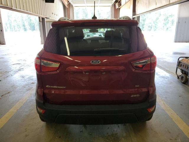 MAJ6S3GL4MC437564 - 2021 FORD ECOSPORT SE RED photo 6