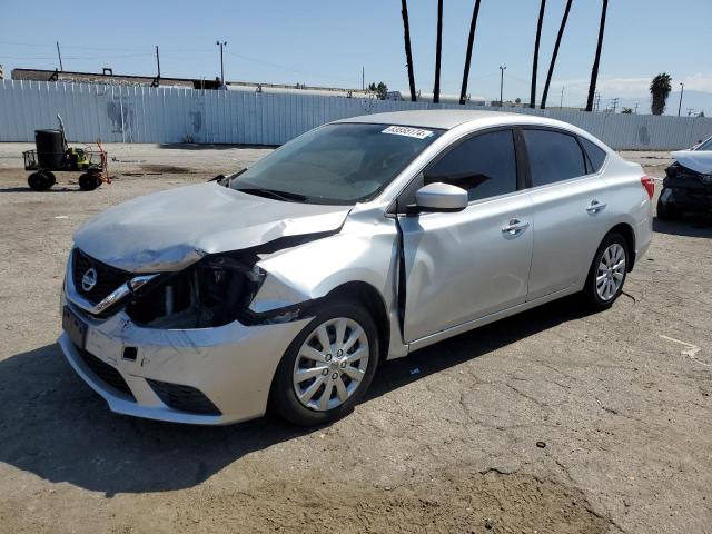 3N1AB7AP1HY331127 - 2017 NISSAN SENTRA S SILVER photo 1