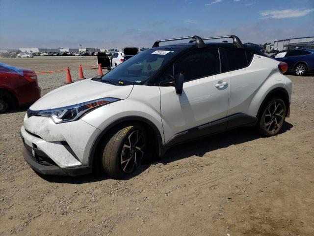 JTNKHMBX1K1047159 - 2019 TOYOTA C-HR XLE WHITE photo 1