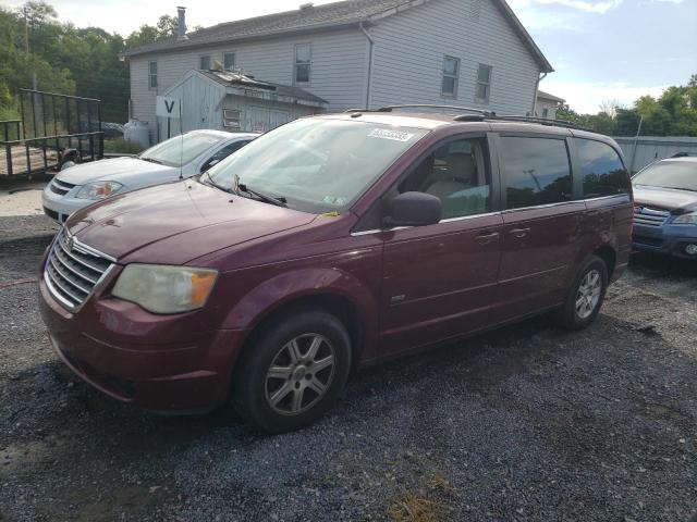2A8HR54P48R843741 - 2008 CHRYSLER TOWN & COU TOURING BURGUNDY photo 1