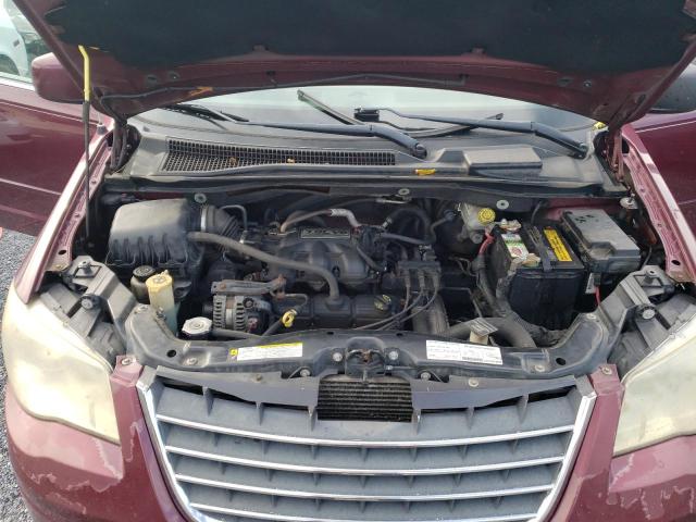 2A8HR54P48R843741 - 2008 CHRYSLER TOWN & COU TOURING BURGUNDY photo 12