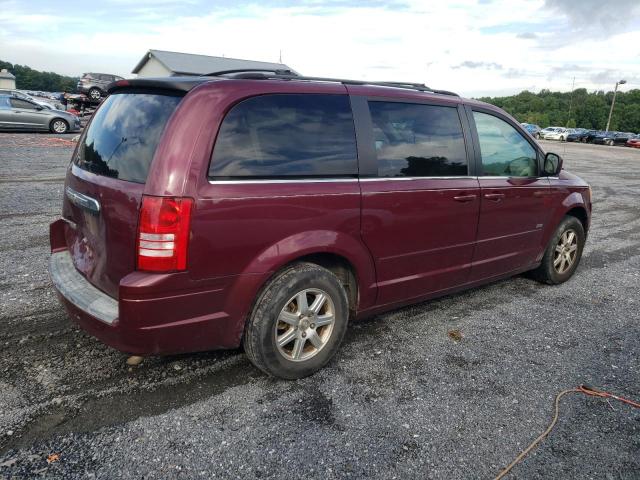 2A8HR54P48R843741 - 2008 CHRYSLER TOWN & COU TOURING BURGUNDY photo 3