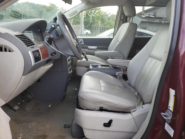 2A8HR54P48R843741 - 2008 CHRYSLER TOWN & COU TOURING BURGUNDY photo 7