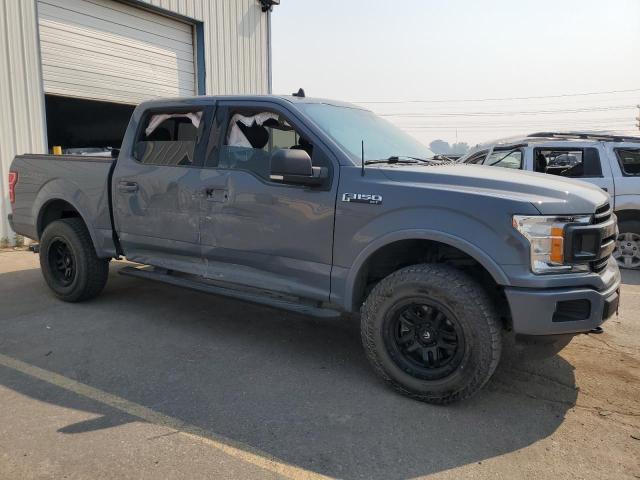 1FTEW1E41KKD89969 - 2019 FORD F150 SUPERCREW GRAY photo 4