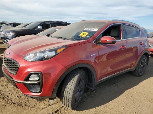 KNDP6CAC0L7806990 - 2020 KIA SPORTAGE S RED photo 1