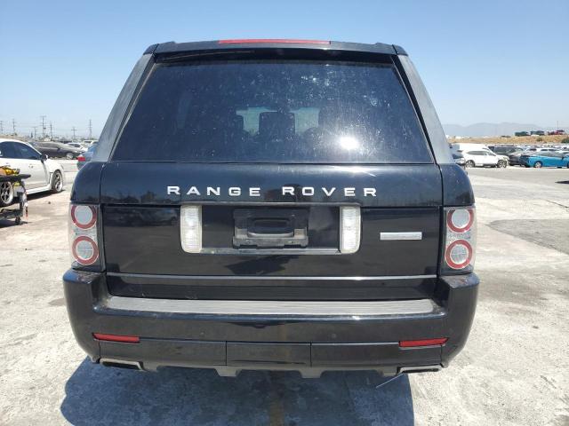 SALMP1E40CA376137 - 2012 LAND ROVER RANGE ROVE AUTOBIOGRAPHY BLACK photo 6