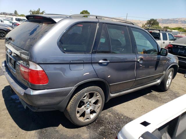 5UXFB33522LH38494 - 2002 BMW X5 4.4I GRAY photo 3