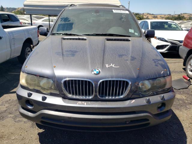 5UXFB33522LH38494 - 2002 BMW X5 4.4I GRAY photo 5